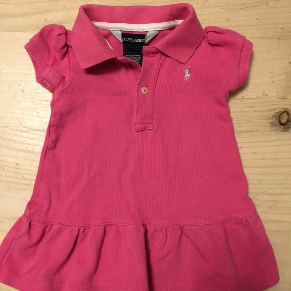 Ralph Lauren pink polo dress