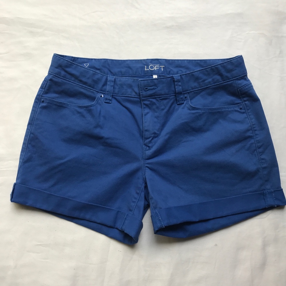 LOFT blue shorts 3.5" inseam