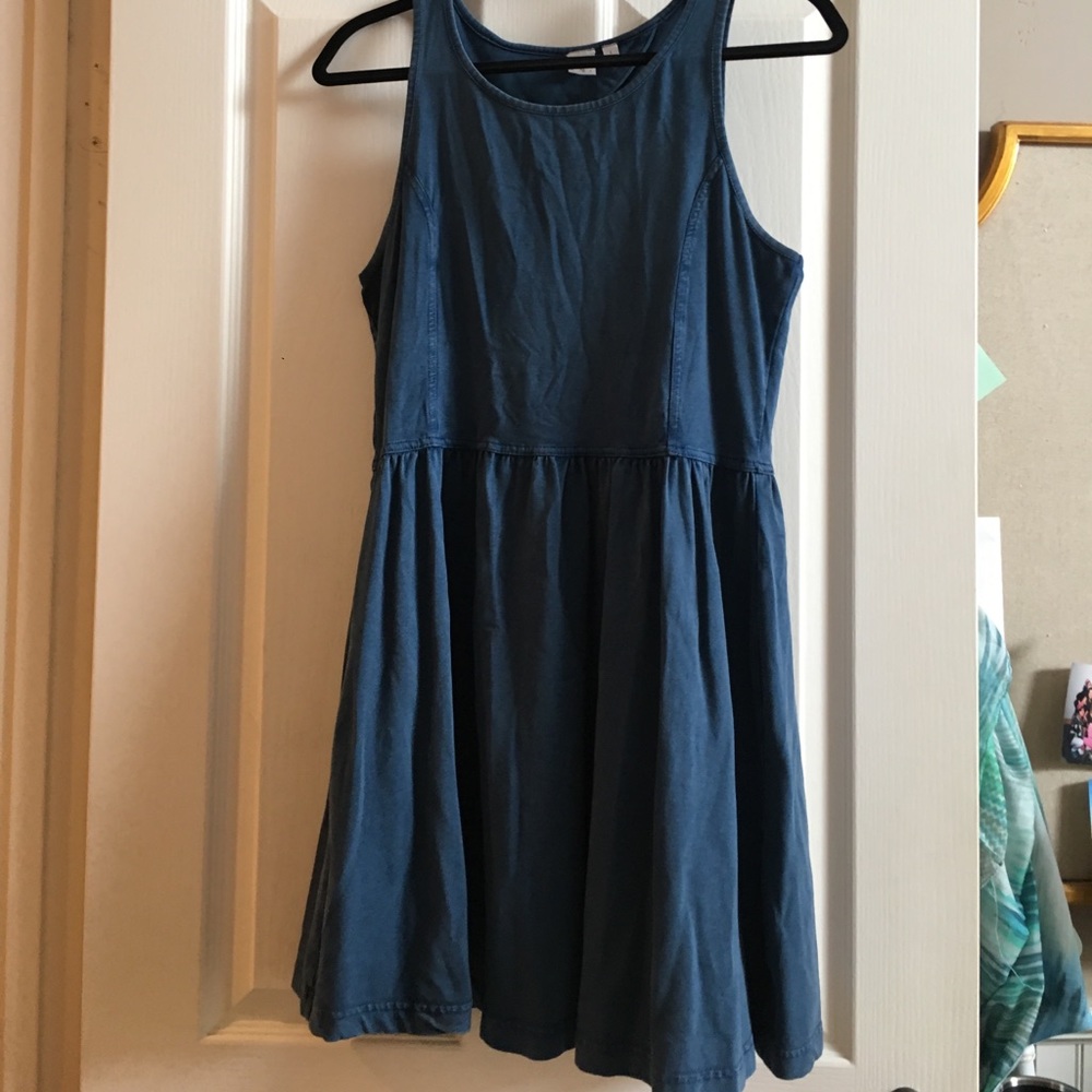 Nordstrom Blue dress with open back