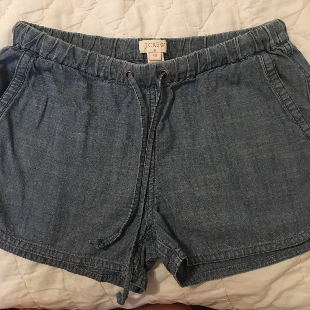 J crew chambray shorts