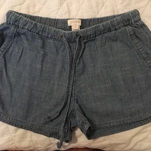 J crew chambray shorts