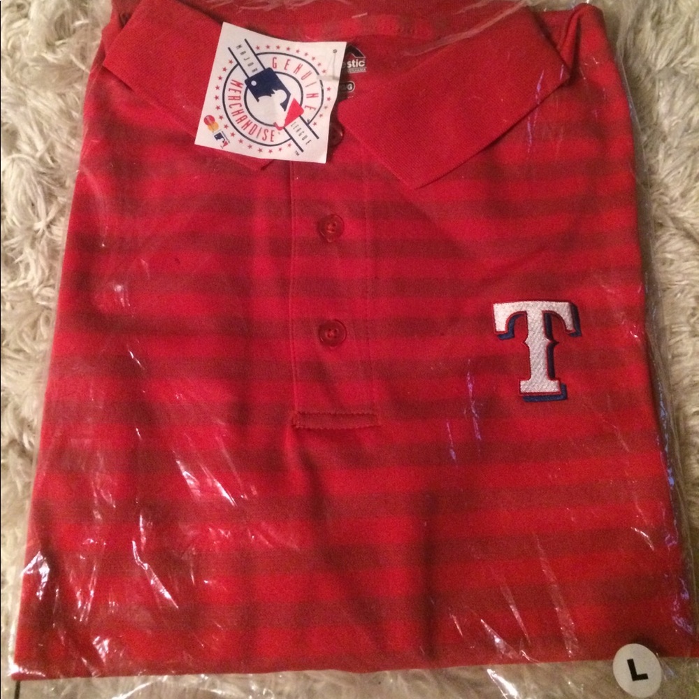MLB Texas Rangers Large Polo New