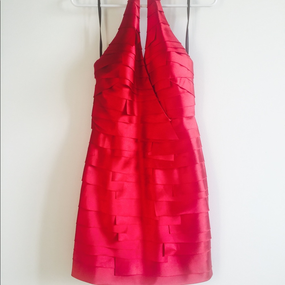 ♥️ Bebe perfect little red mini dress  🍾 EUC