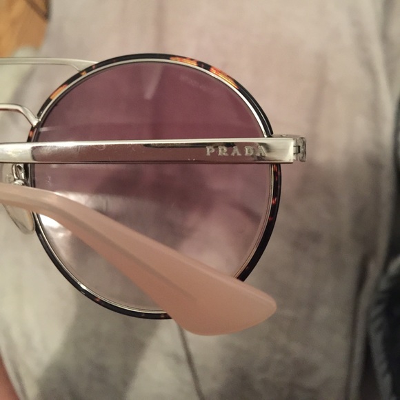Oversized round sunglasses Prada