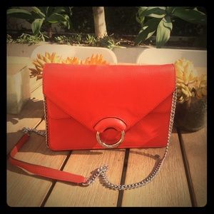 Orange Vegan Leather Handbag