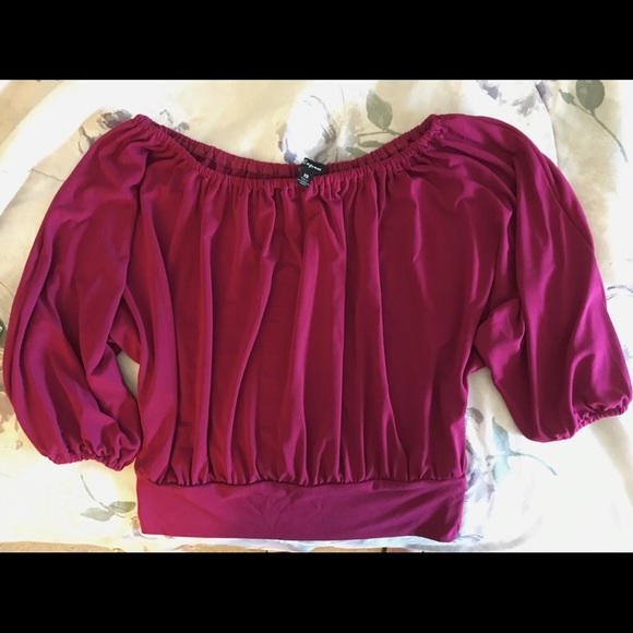 Express Off-the-Shoulder Top - Picture 2 of 2