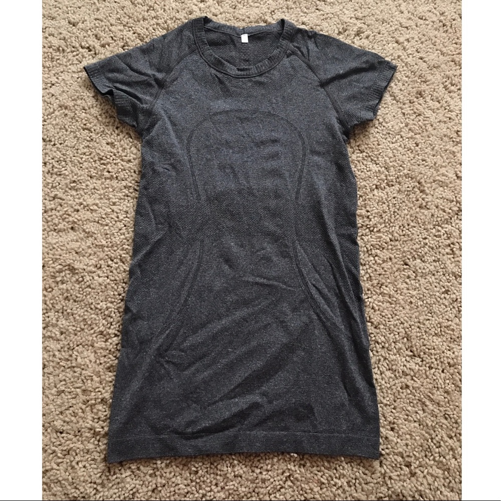 Gray Swiftly Tech Short Sleeve Crew