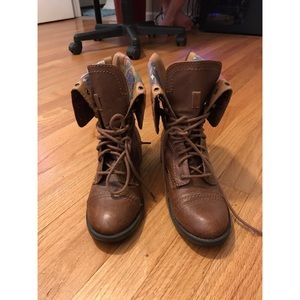 Steve Madden combat boots