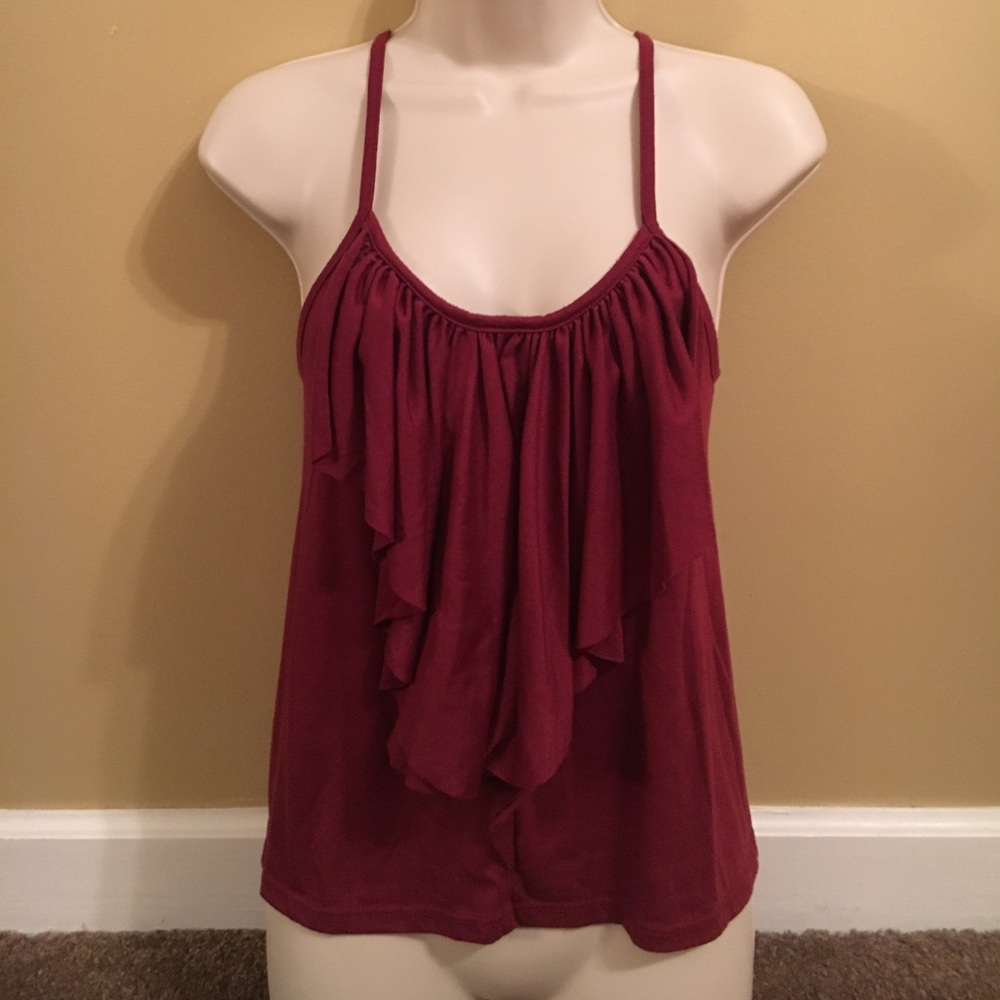 Maroon Dressy Top
