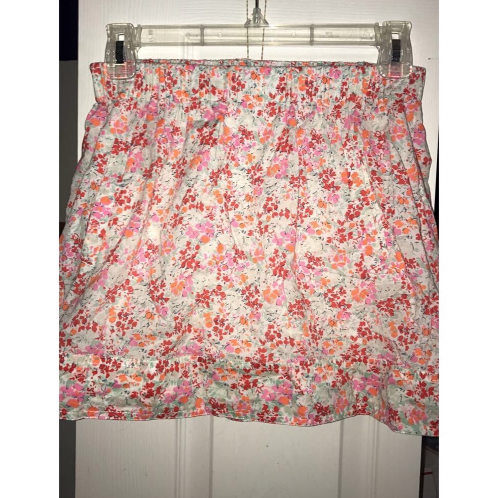 j.crew floral skirt