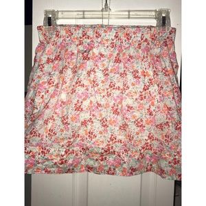 j.crew floral skirt