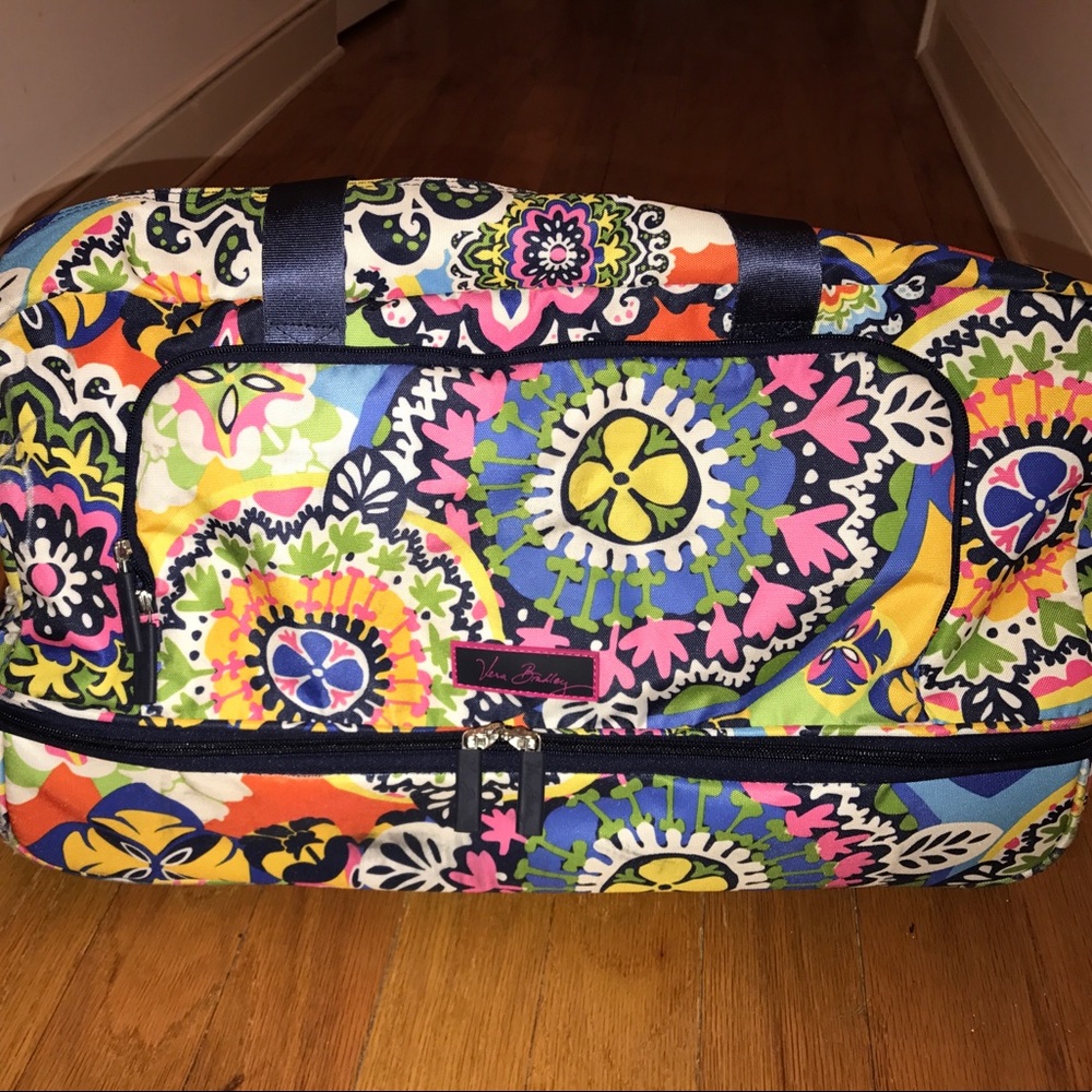 Vera Bradley Lighten Up Wheeled Duffel Carry-On