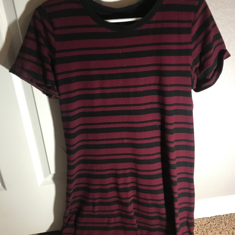 Striped forever 21 t shirt dress.