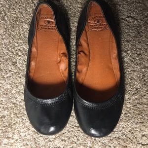 Lucky Brand Black Ballet Flats