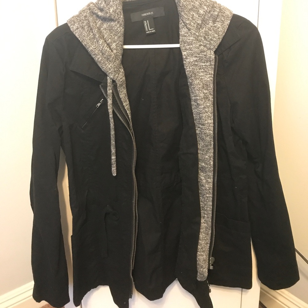 women's forever 21 black jacket