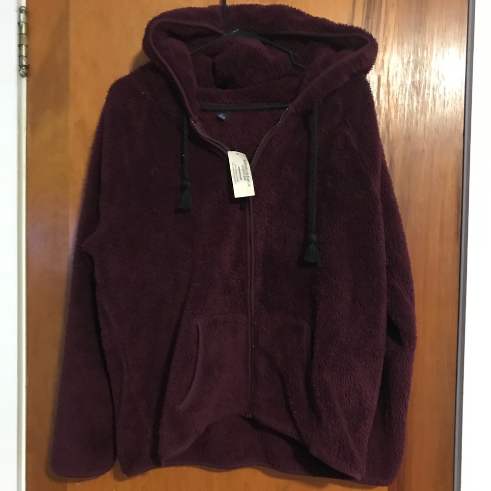 American Eagle Fuzzy Jacket/Sweater