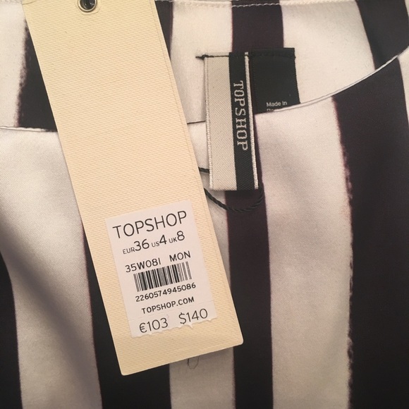 🍬🍬🍬Topshop striped dress - Picture 4 of 5
