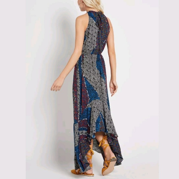 BCBGeneration Paisley Patchwork Print Dress