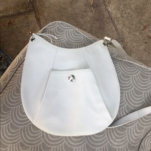 White Crossbody Longchamp Bag