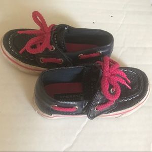 SALE ⭐️Sperry Toddler Girls Size 6.5 Velcro Shoes!