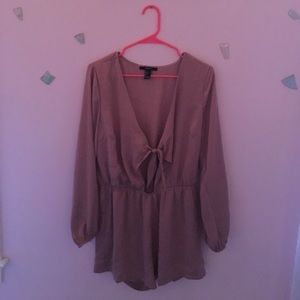 NWOT Forever 21 Mauve Romper