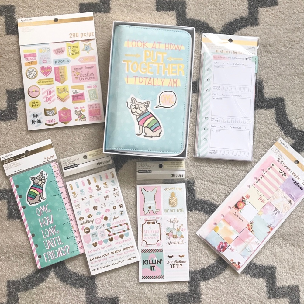 💘Recollections undated Planner bundle!