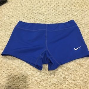 Nike 2" volleyball/weightlifting shorts blue small