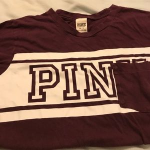 PINK pocket tshirt