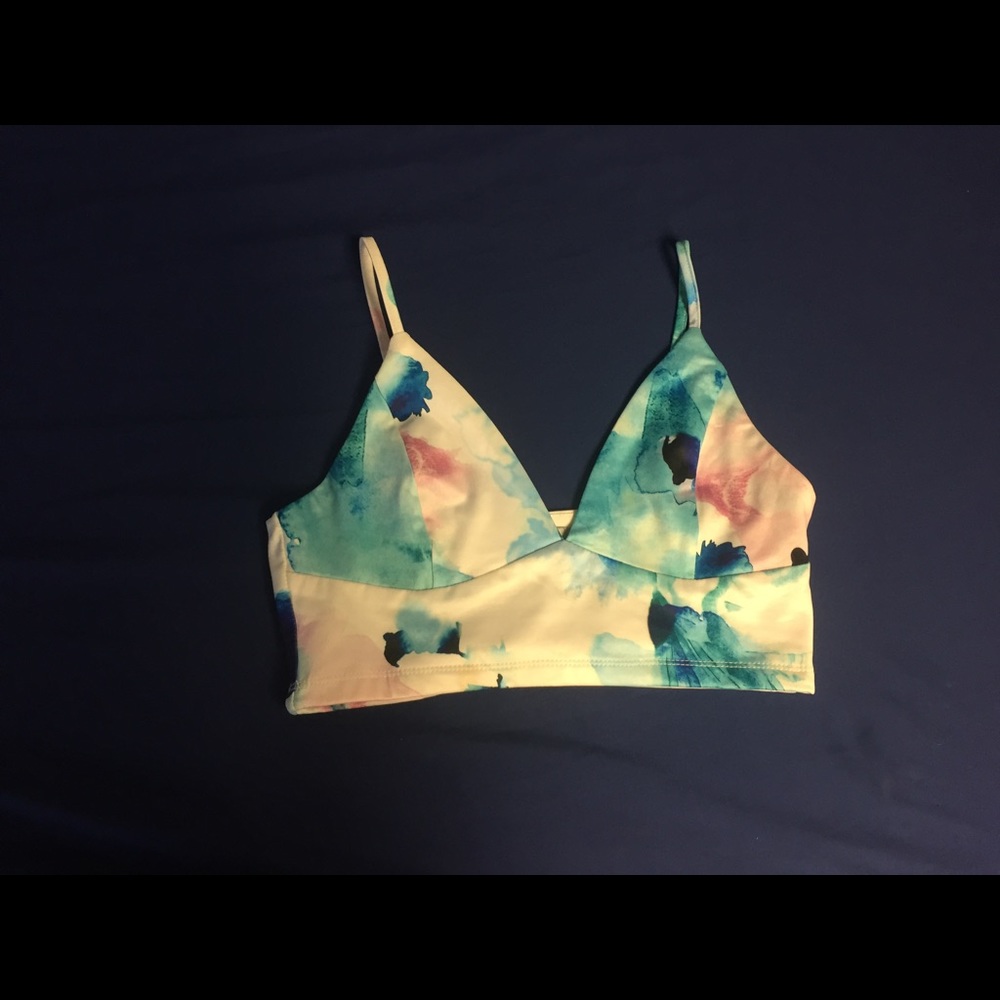 Floral stretch bralette