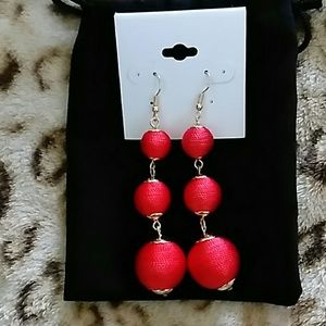 Coral Drops Earring