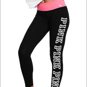 ISO!! Victoria's Secret pink leggings