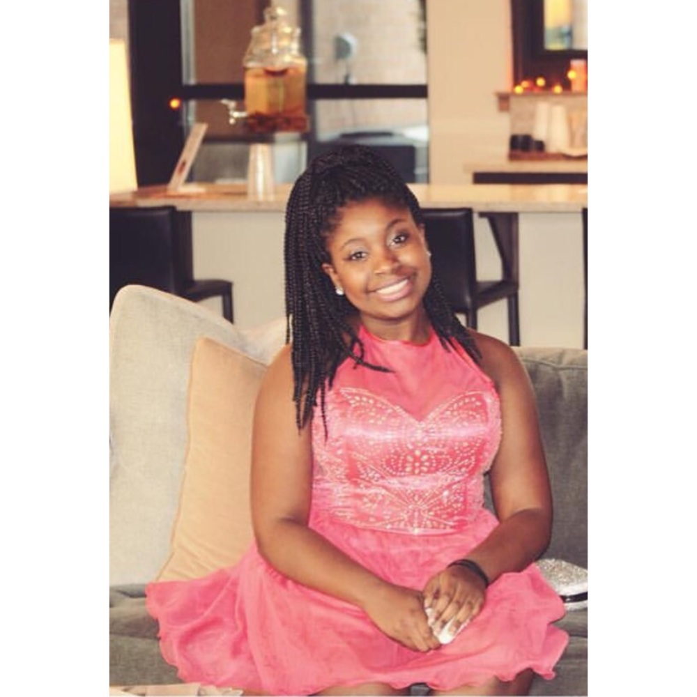 Pink Homecoming Halter Dress