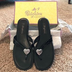Brighton Black Party flip-flop