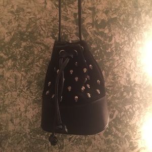 Current Mood Skull Studded Bucket Bag