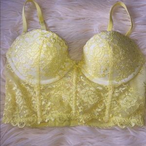 Victoria secret yellow top sleepwear