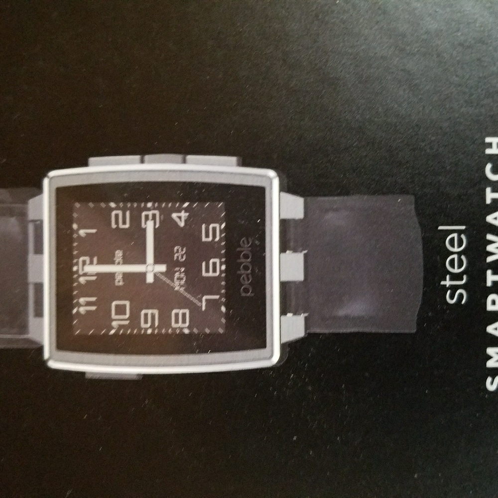 Pebbles stainless smartwatch