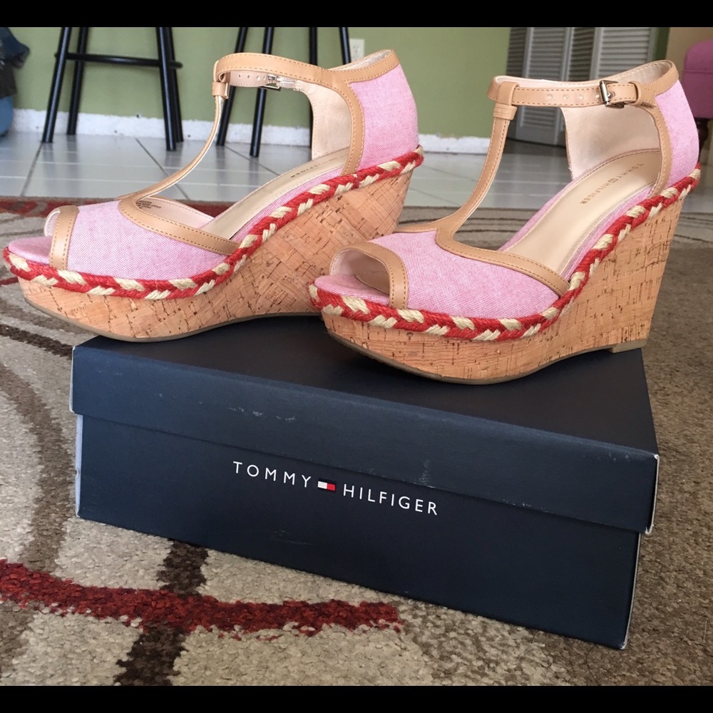 Tommy Hilfiger wedges 7.5sz
