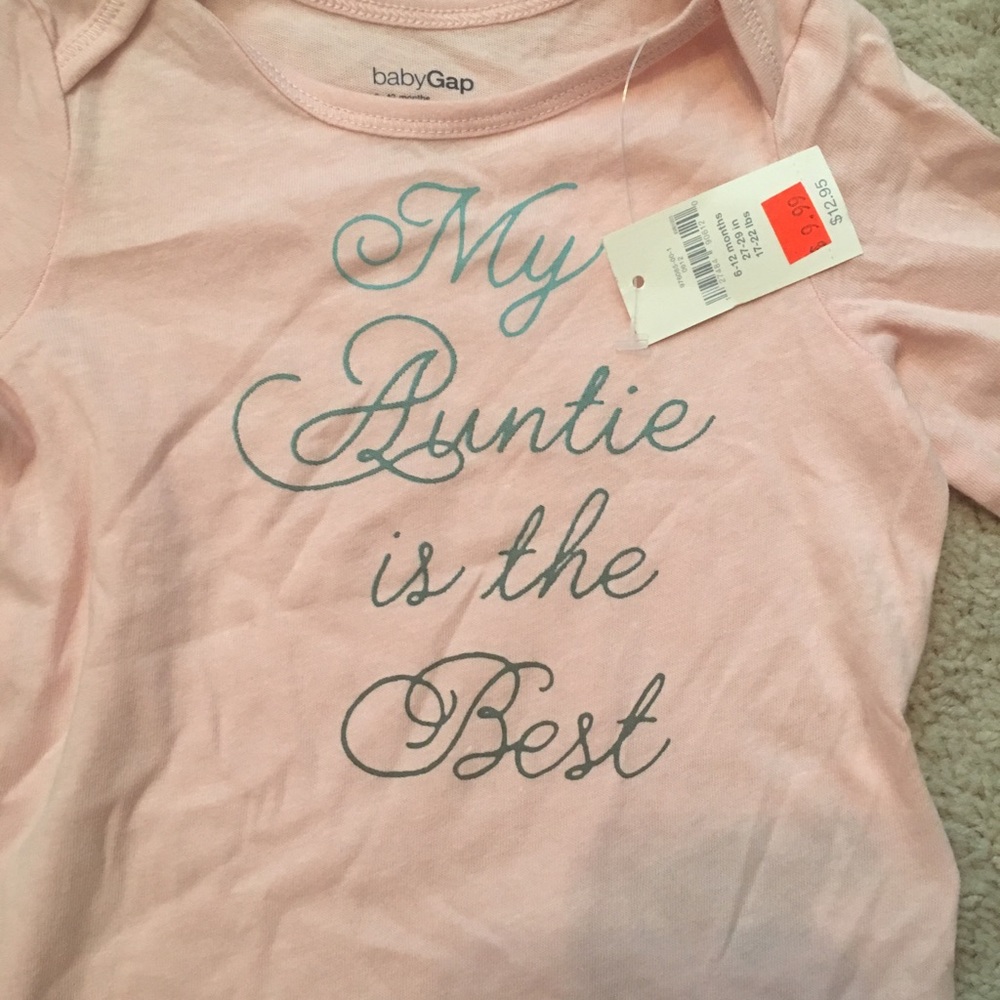 NEW Baby Gap Long Sleeve Onesie Size: 6-12 months - Picture 2 of 6