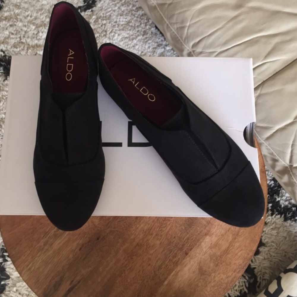 Aldo Black Flats