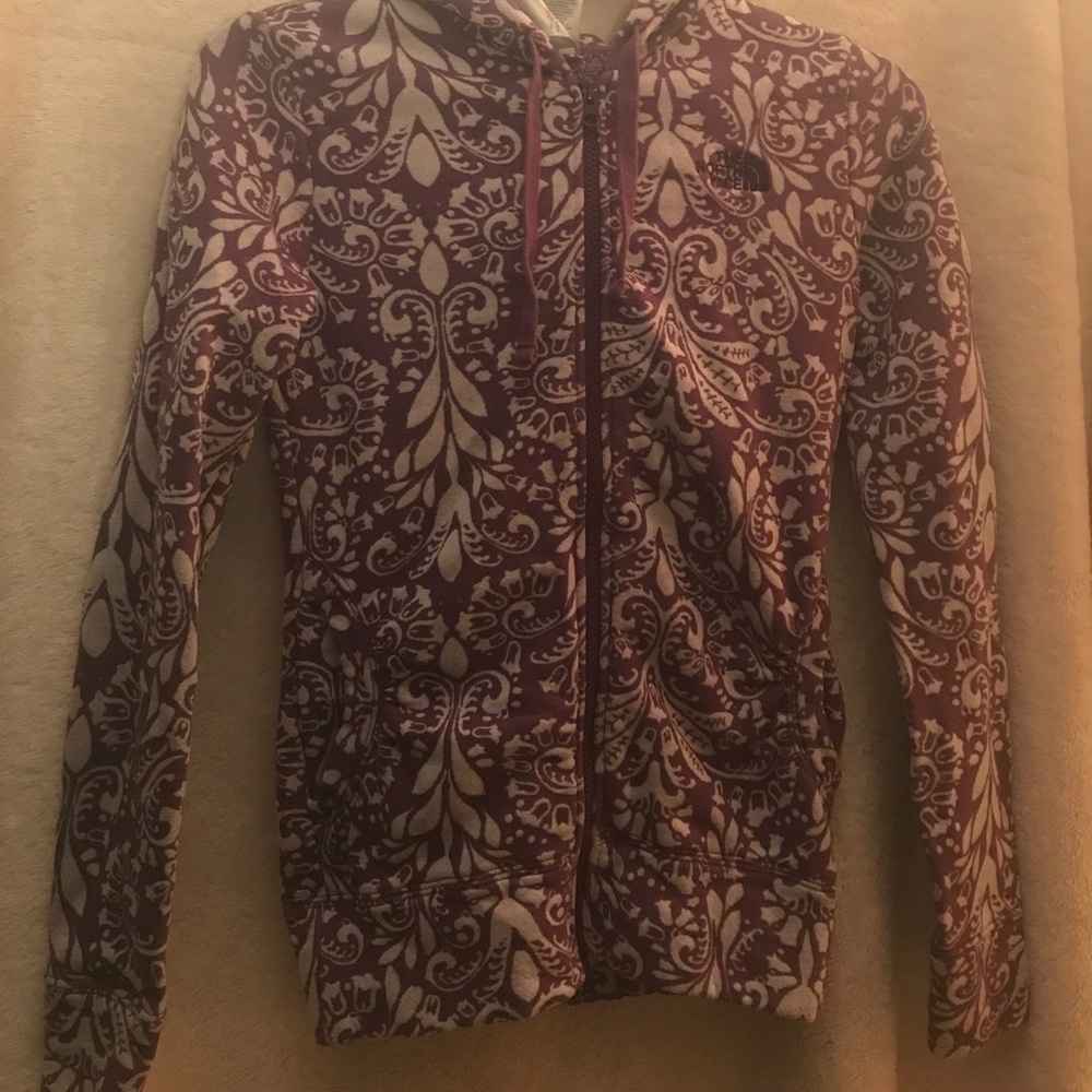 Patterned north face sweater