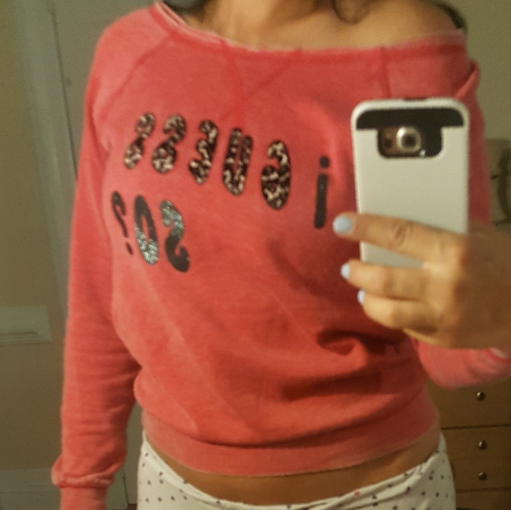 Guess off the shoulder sweater