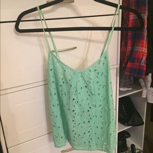 Light turquoise tank top