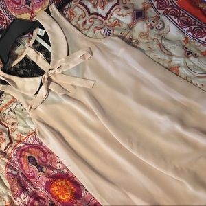 Lauren Conrad top, light pink and black.