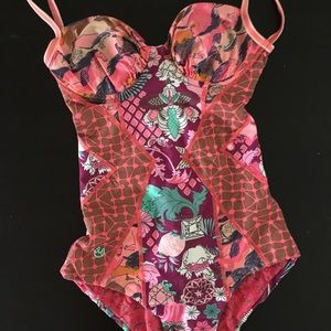 Maaji Swim - Maaji Tangy Starfire Lace Up One Piece swimsuit Maaji Swim - Maaji Tangy Starfire Lace Up One Piece swimsuit