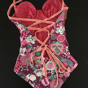Maaji Swim - Maaji Tangy Starfire Lace Up One Piece swimsuit Maaji Swim - Maaji Tangy Starfire Lace Up One Piece swimsuit