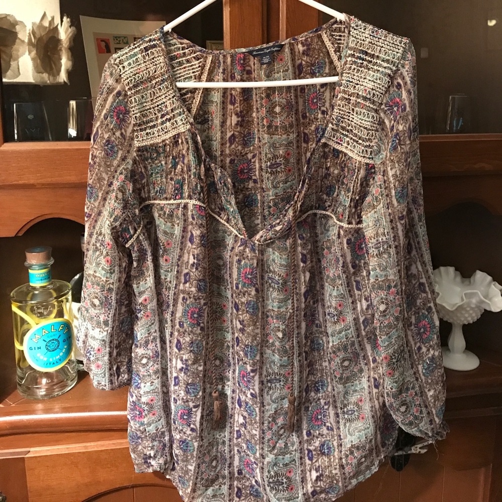 Boho Long Sleeve Top