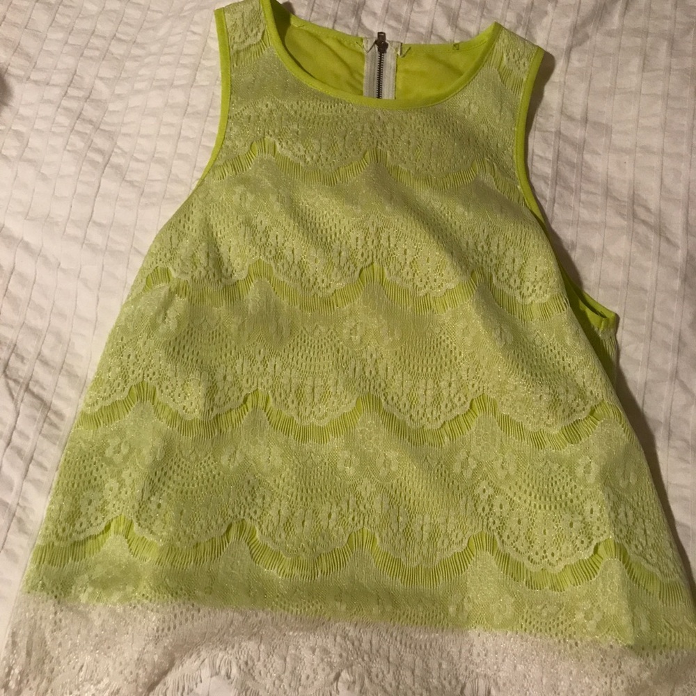 Neon Yellow Tank Top