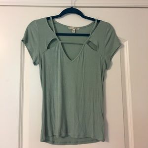 Express One Eleven cutout shirt