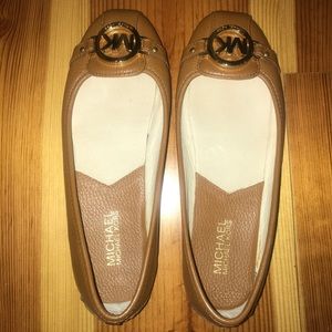MICHAELMichael Kors Fulton MK Buckle Leather Flats