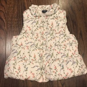 NWOT Baby Gap Puffy Vest 🌺🌸